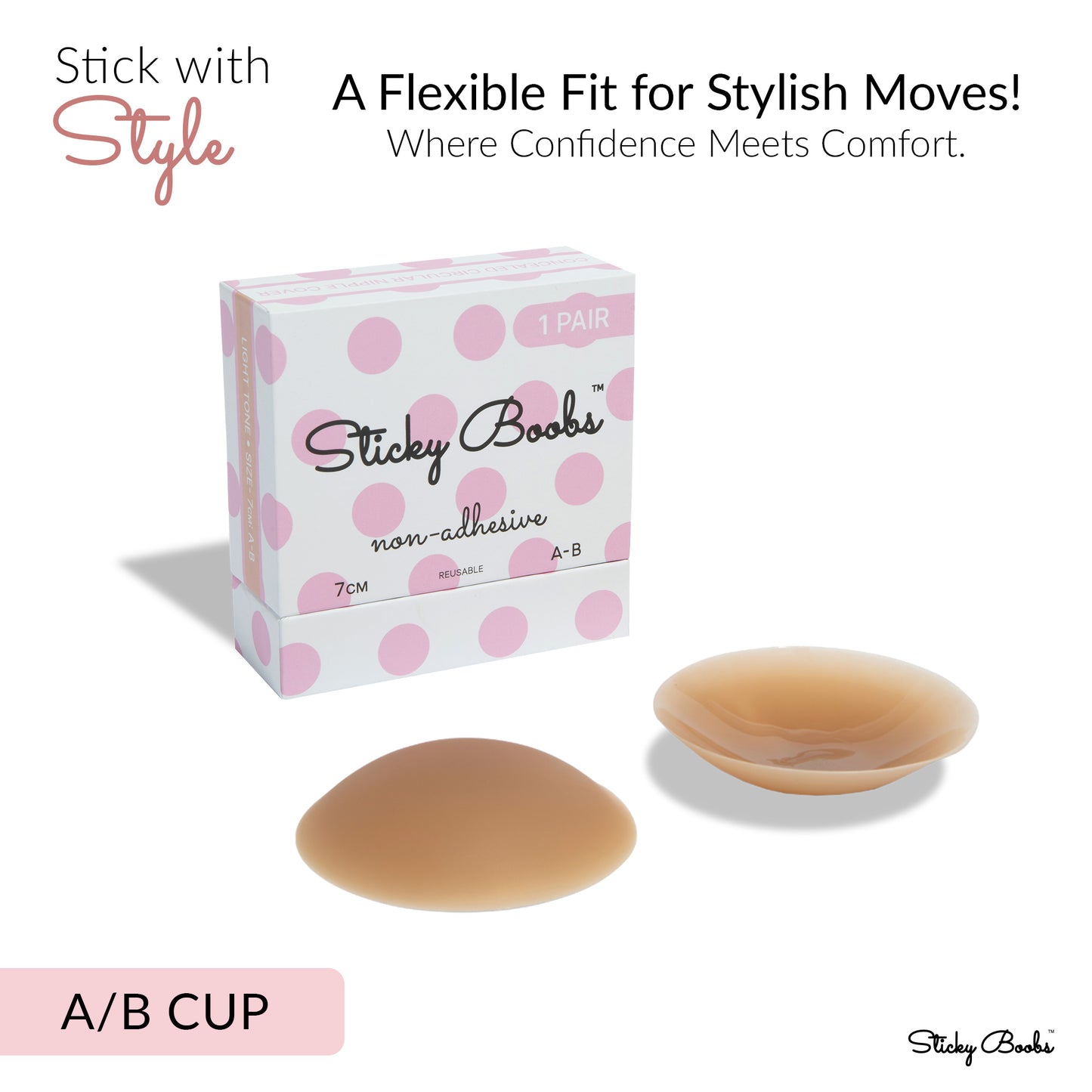 (Non - Adhesive) Sticky Boobs