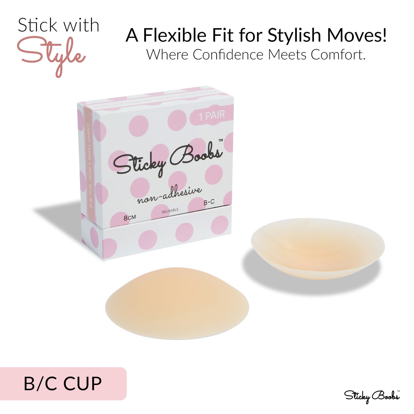 (Non - Adhesive) Sticky Boobs