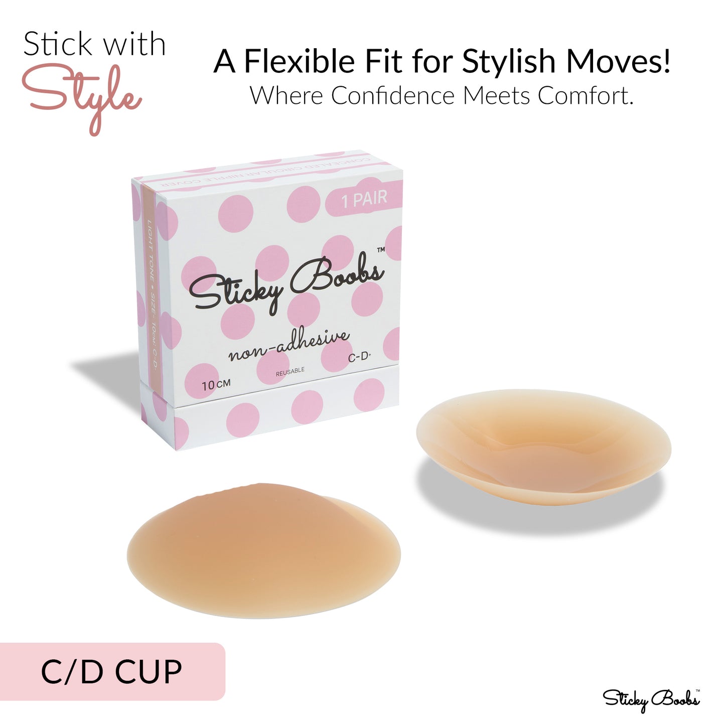 (Non - Adhesive) Sticky Boobs