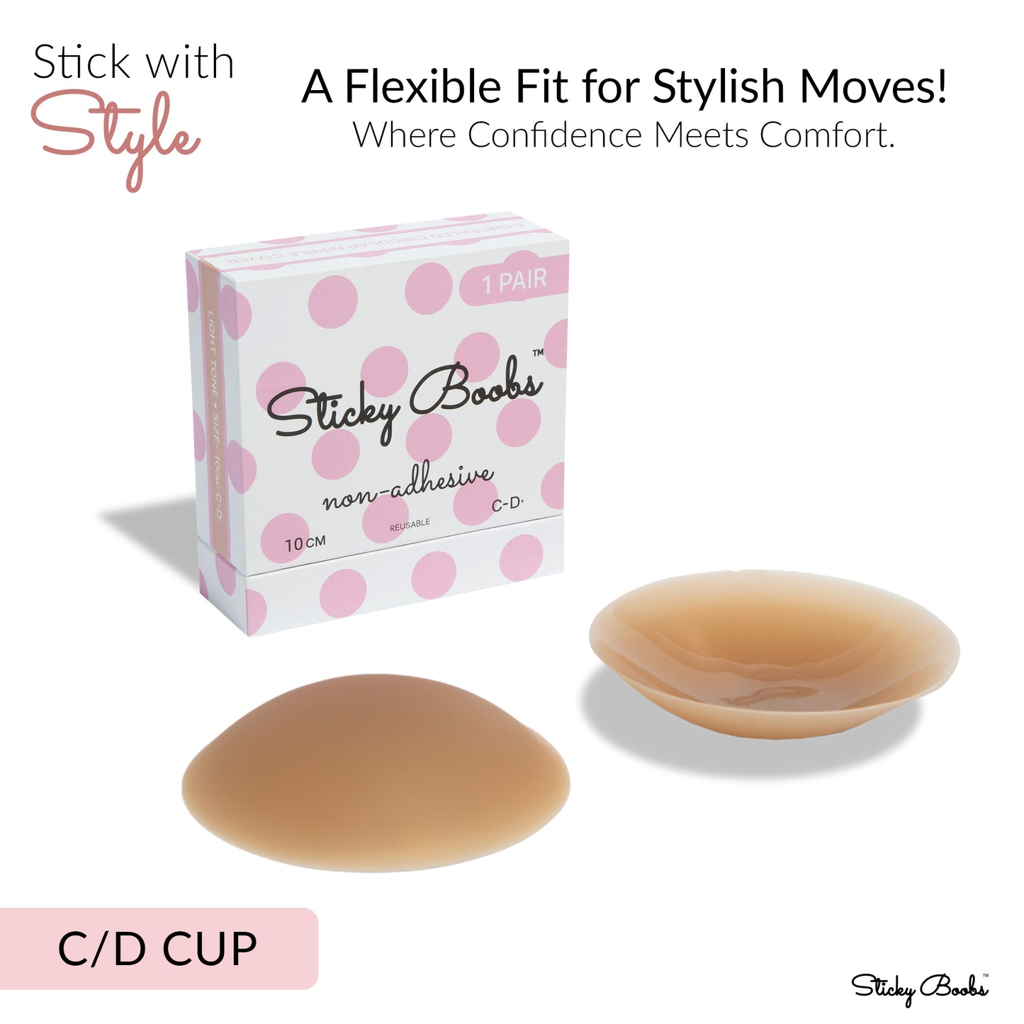 (Non - Adhesive) Sticky Boobs