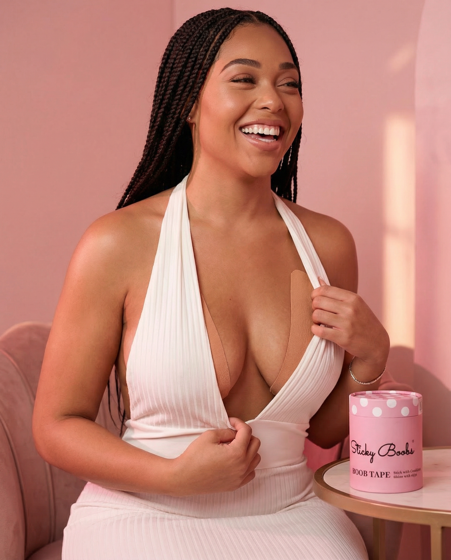 Boob Tape | Medical-Grade Adhesive Body Tape for Any Neckline Sticky Boobs Boob Tape | Medical-Grade Adhesive Body Tape for Any Neckline Sticky Boobs