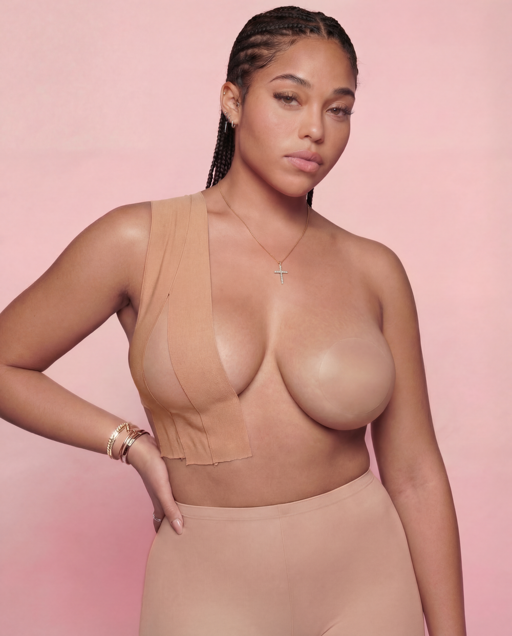 Boob Tape- on model