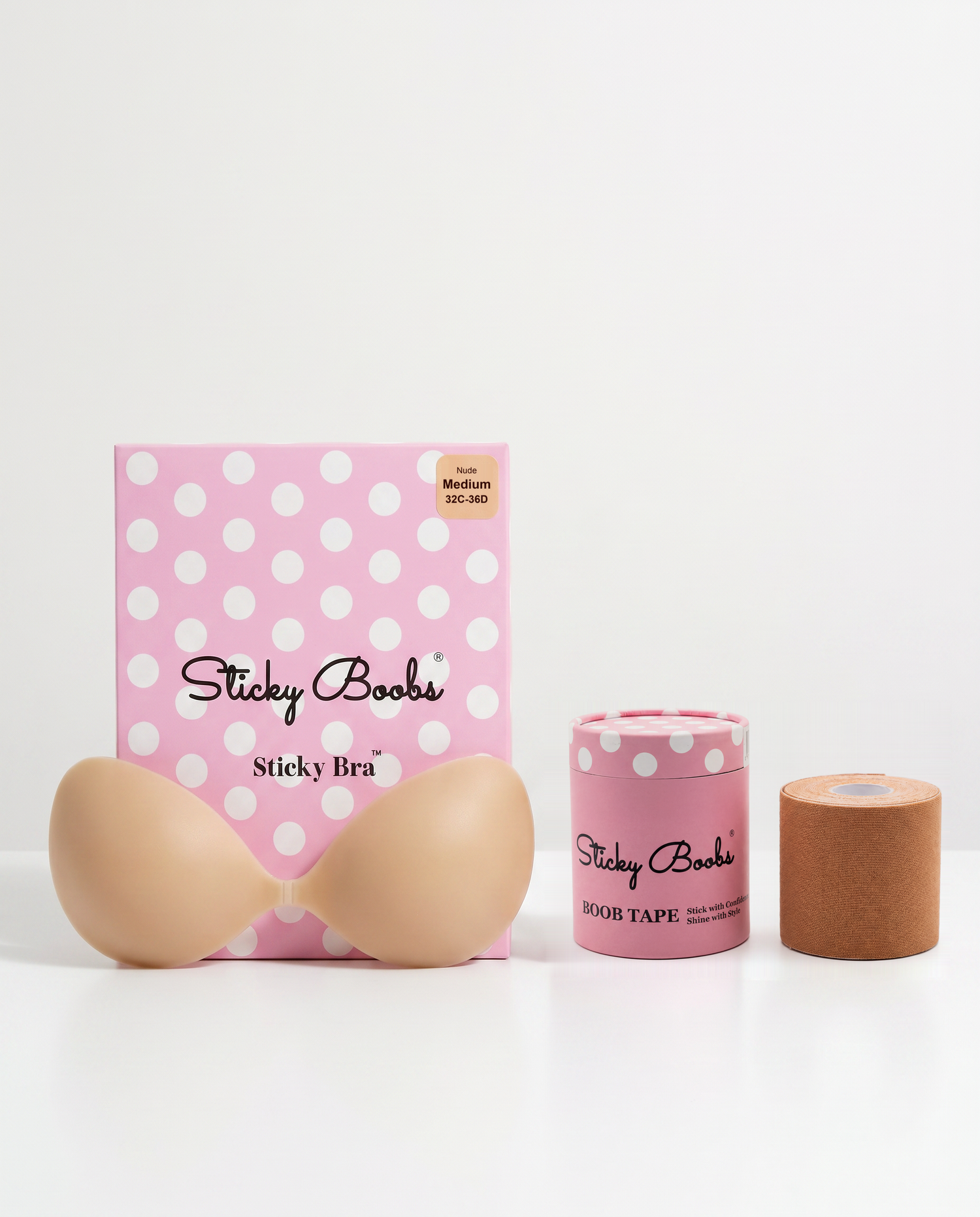 Sticky Boobs Lift Bundle — Sticky Bra (Medium) and Boob Tape 