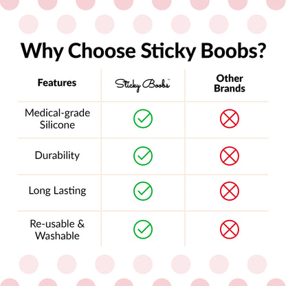(Non - Adhesive) Sticky Boobs