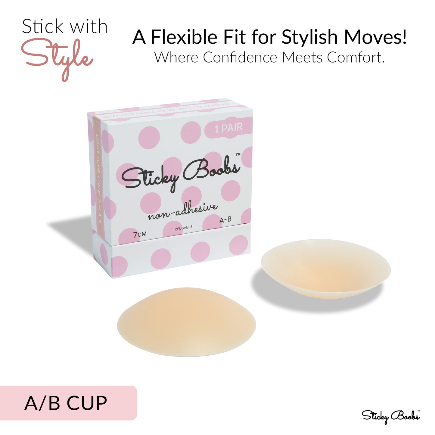 (Non - Adhesive) Sticky Boobs